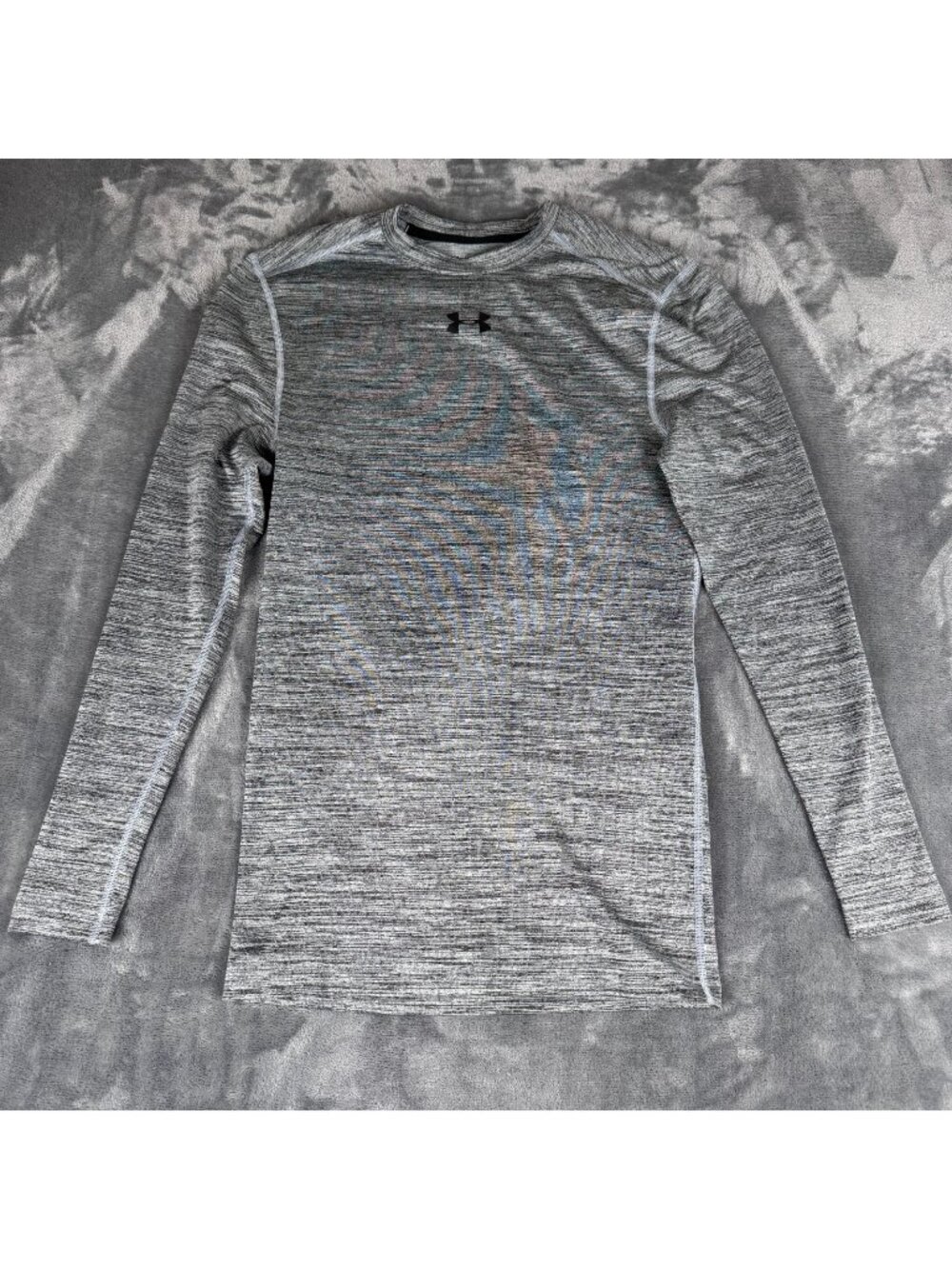 Under Armour Ladies Base Layer Top Medium ColdGear Compression Heathered Gray